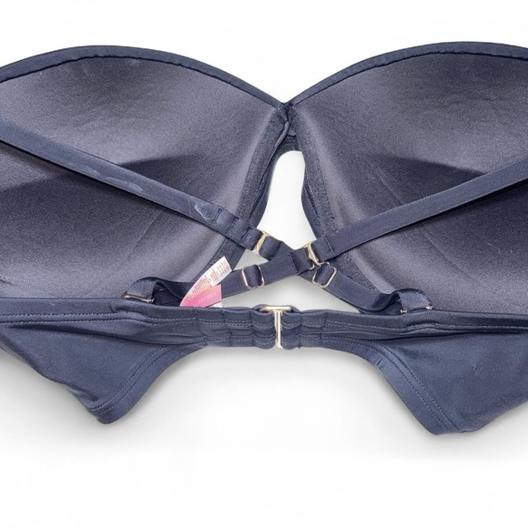 Victoria Secret The Angel Bikini Top Womens Black Push-up Bikini Top 34DDD - Picture 7 of 7